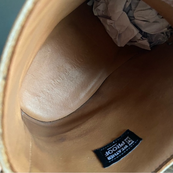 Allen Edmonds Chandler Weatherproof Chukka Boots Shoes Mens 10.5D Wide Tan Brown - Picture 10 of 15